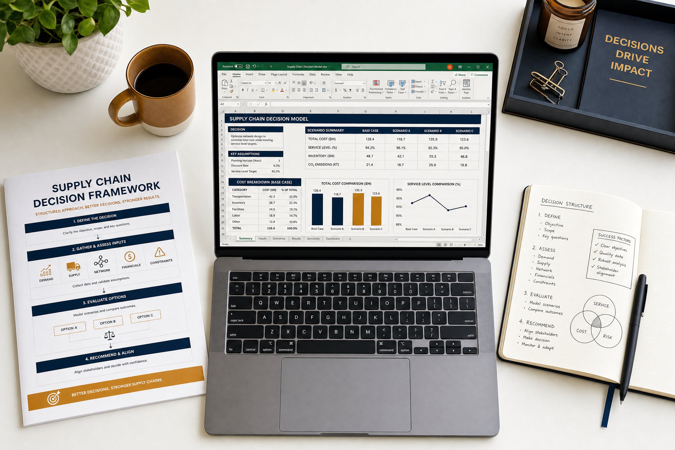 DecisioTools supply chain decision frameworks